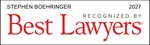 Stephen Boehringer, recognized by Best Lawyers, 2027