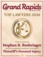 Grand Rapids Magazine Top Lawyers 2026, Stephen R. Boehringer, Plaintiff's Personal Injury