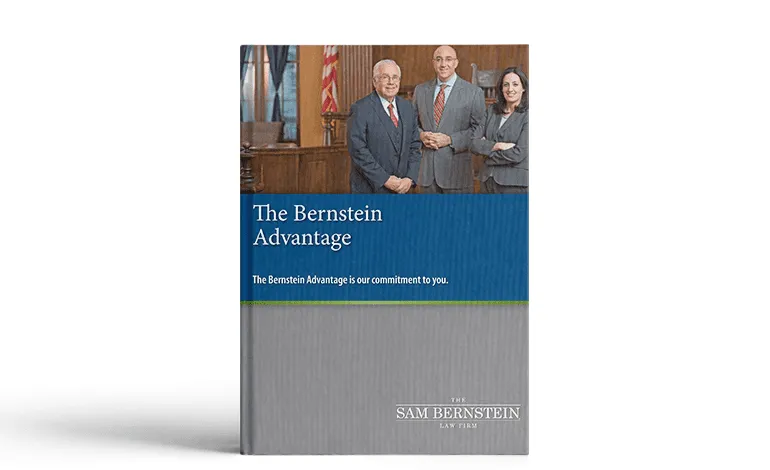 Cover of the “The Bernstein Advantage” e-book from The Sam Bernstein Law Firm
