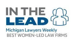 Michigan Lawyers Weekly Best Women-Led Law Firms Logo