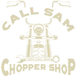 Call Sam Chopper Shop Logo
