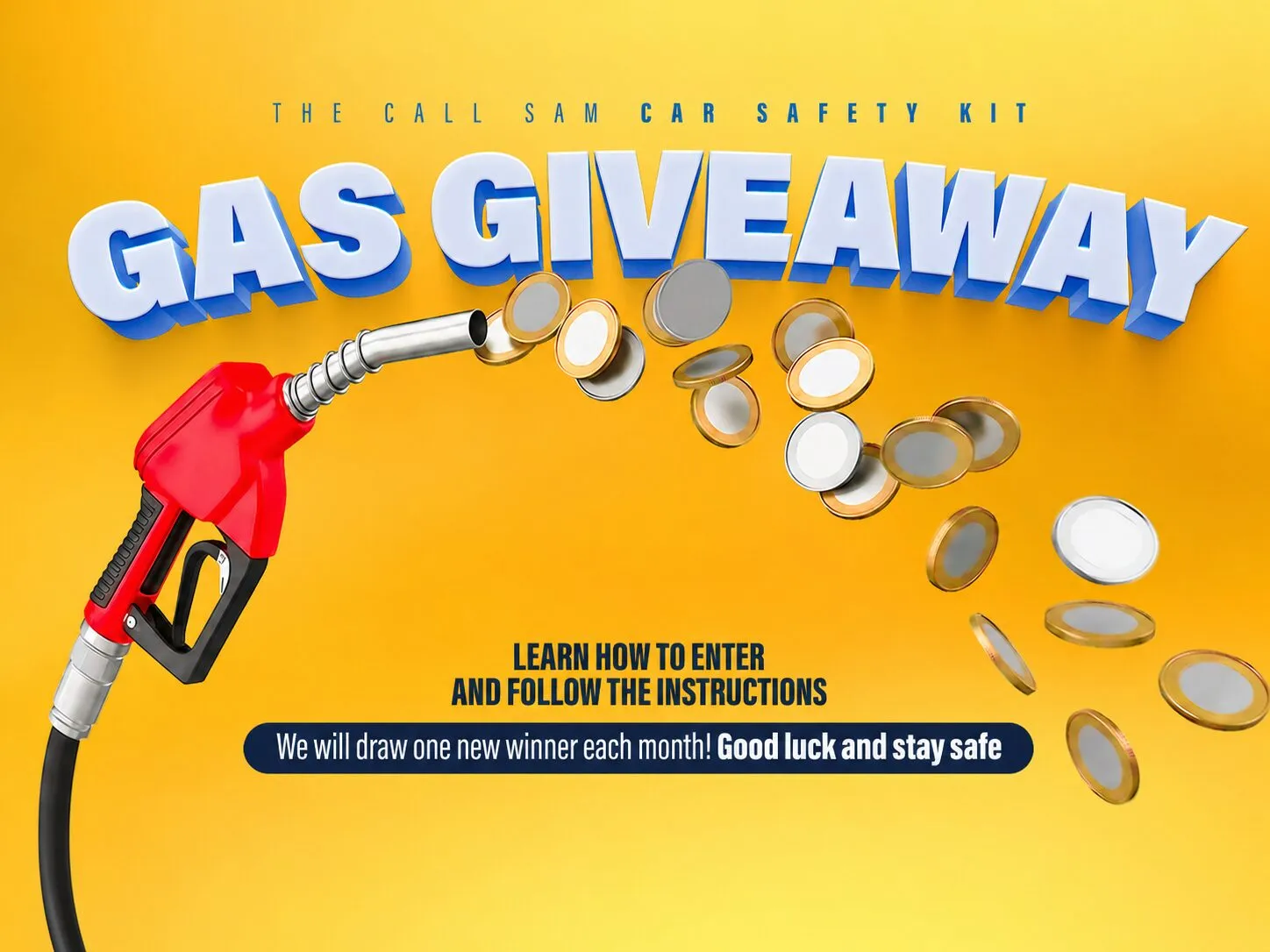 The Call Sam Car Safety Kit Gas Giveaway
