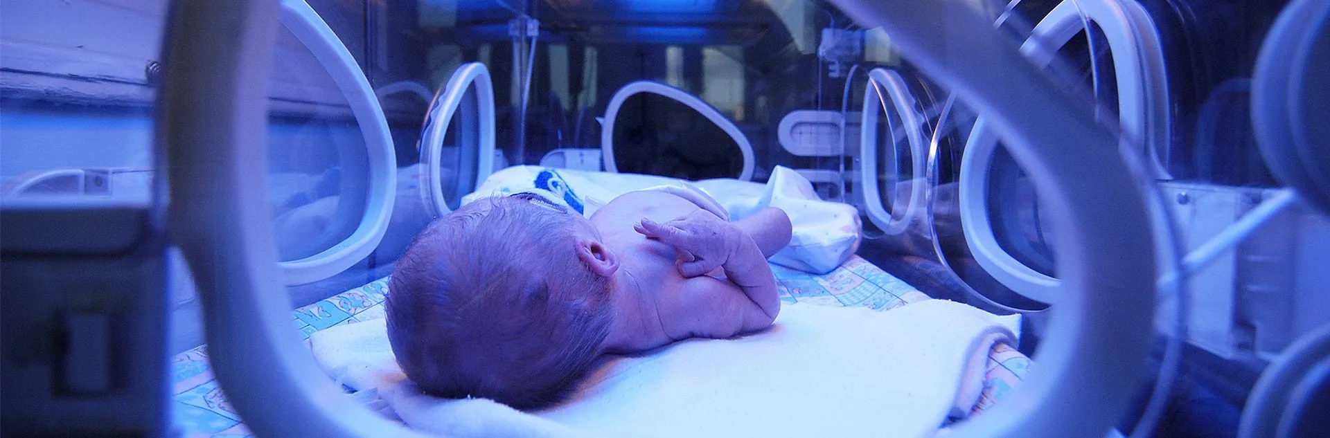 Baby in help center
