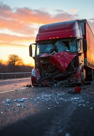 Semi Truck Accidents - illustration