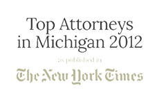 top attorneys in michigan 2012 logo