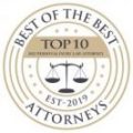 2022 Top 10 Personal Injury Law Attorney 