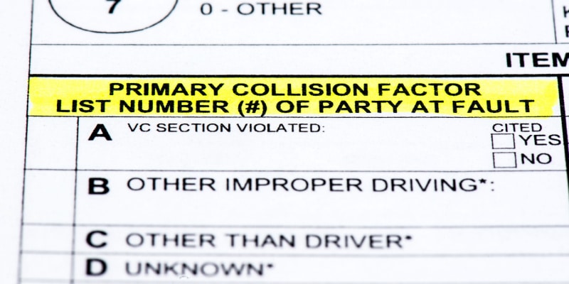 Car Accident Police Report Document