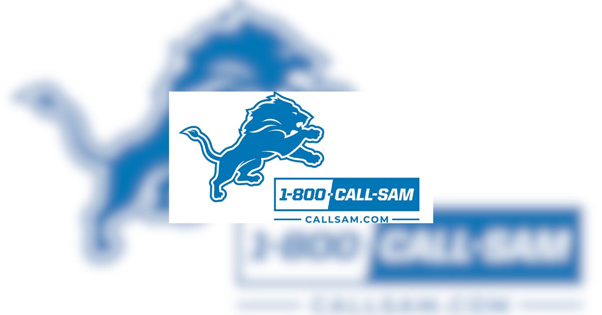 lions and call sam logo