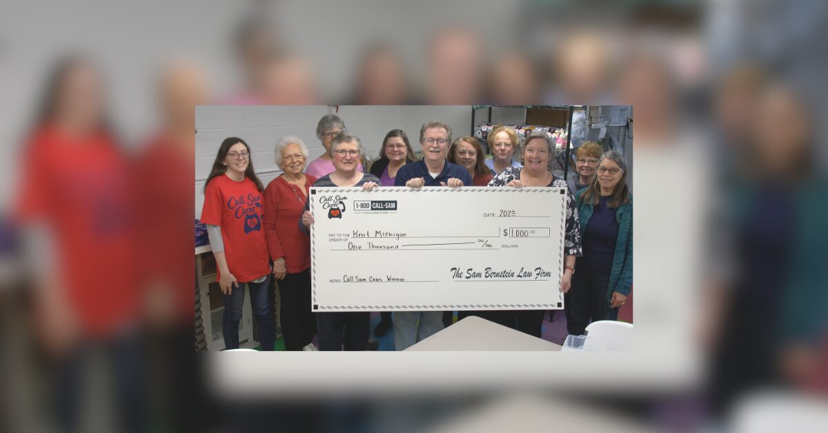 Group holding large format check